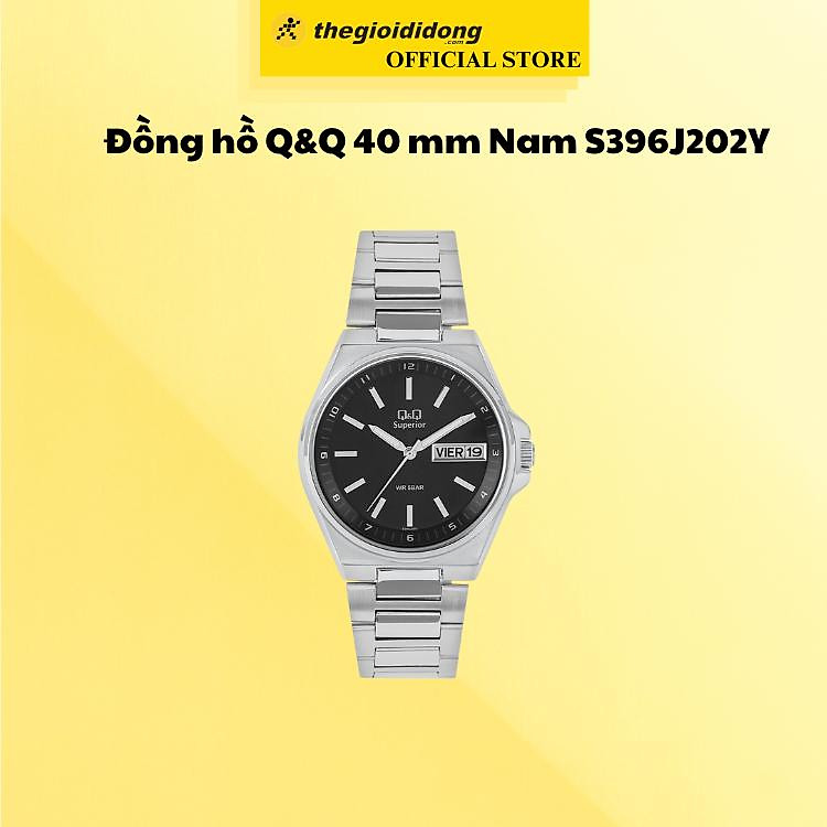 Đồng hồ Q&Q 40 mm Nam S396J202Y - Hàng Chính Hãng