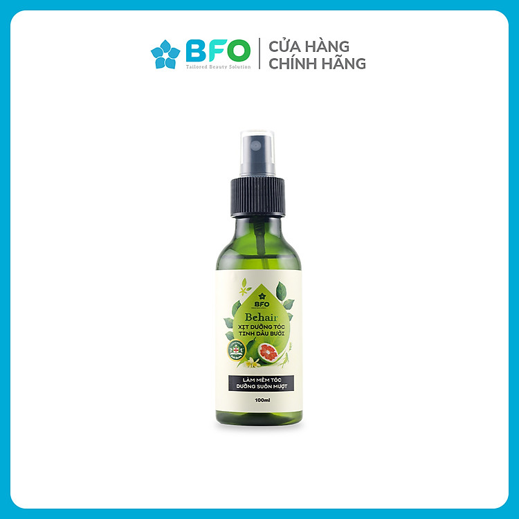 Xịt Dưỡng Tóc Tinh Dầu Bưởi Mọc Tóc Phục Hồi Tóc BFO Behair 100ml Dưỡng Tóc Hỗ Trợ Mọc Tóc