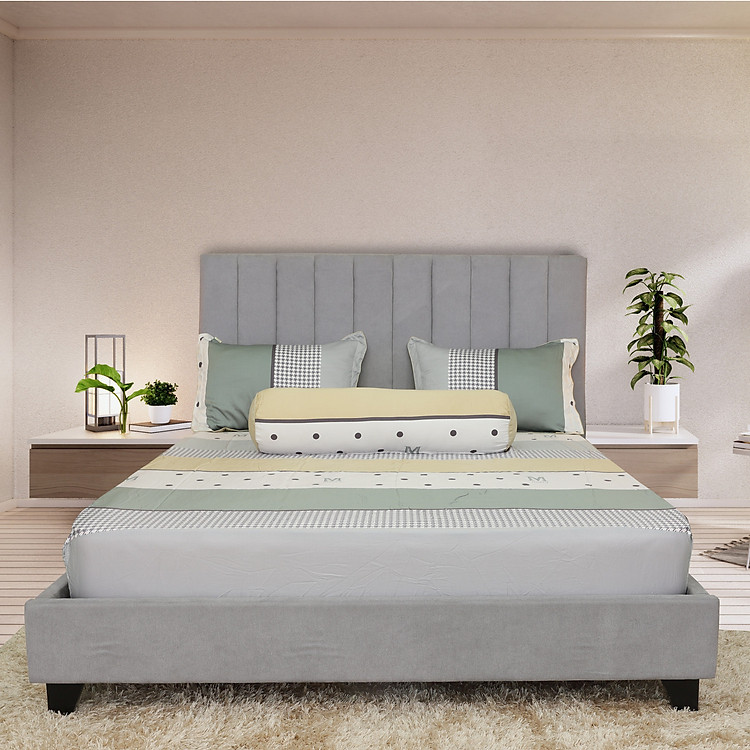 Bộ drap gối Tencel Premium Hometex ( 4 món )