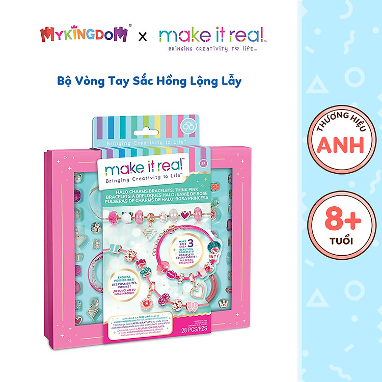 Chọn mua tại Shopee: Bộ Vòng Tay Sắc Hồng Make It Real - Giá tốt nhất tại Mall Shop