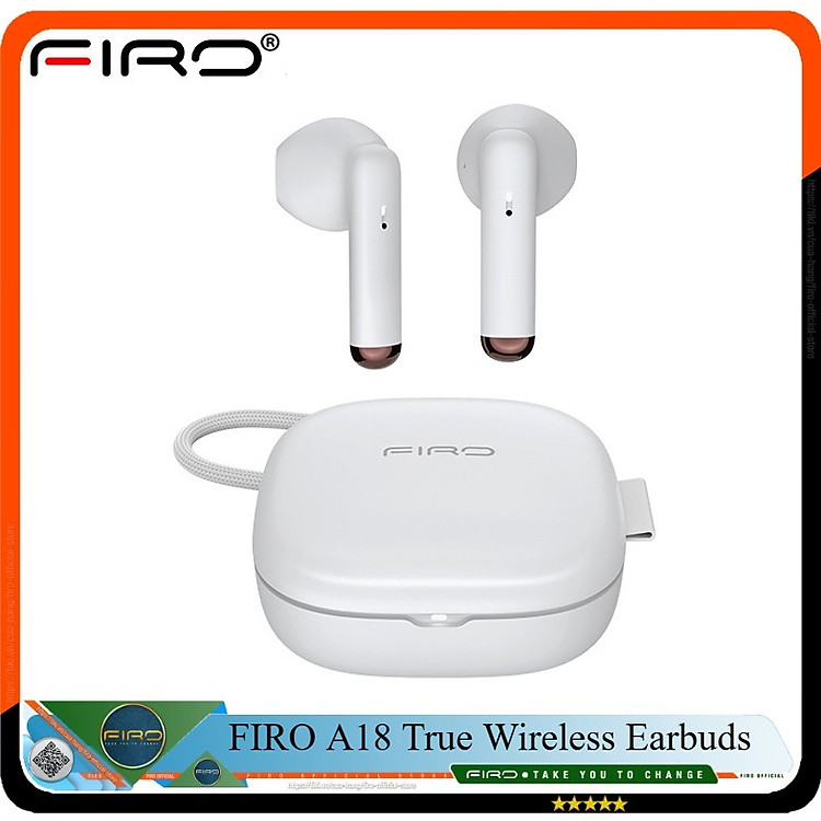 Tai Nghe Bluetooth Nhét Tai Không Dây FIRO A18 - Pin Dock Sạc 300mAh - Tai Nghe FIRO A18 Bluetooth V5.3 - Điều Khiển Cảm Ứng Thông Minh - Công Nghệ...