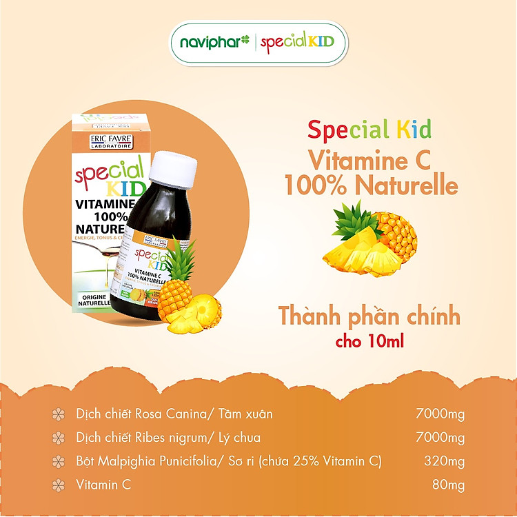 Nơi mua Siro bổ sung Vitamin C Special Kid 125ml Uy tín Tiết kiệm - Hình ảnh 4