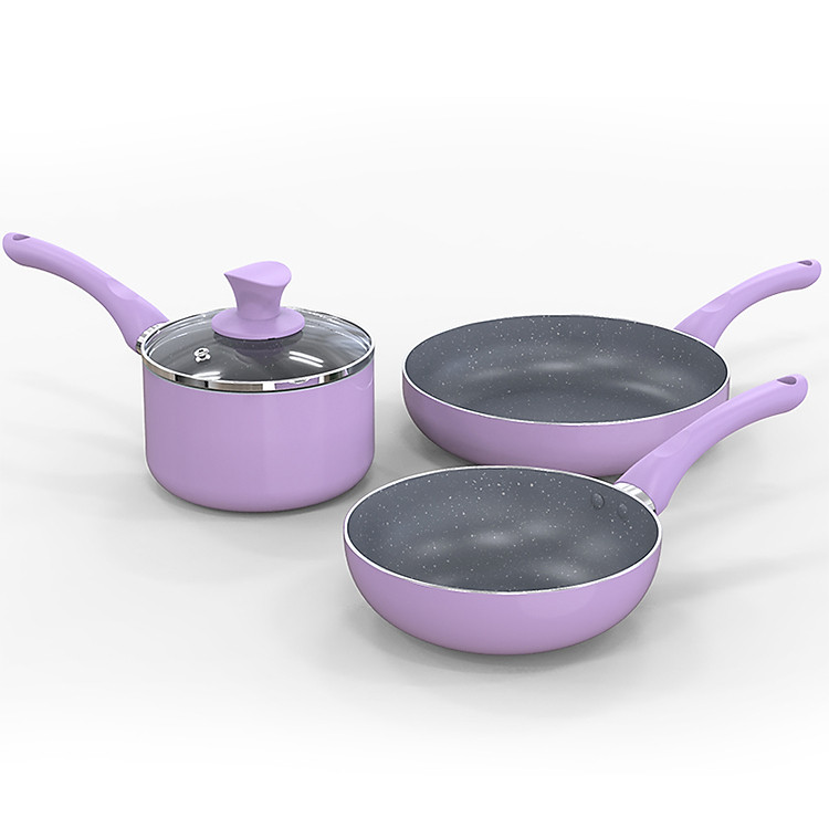 Bộ chảo quánh chống dính đáy từ Violet Sunhouse VI113