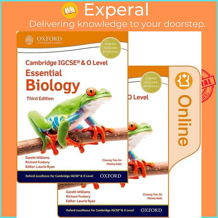 Sách - Cambridge IGCSE (R) & O Level Essential Biology: Print and Enhanced On by Richard Fosbery (UK edition, paperback)