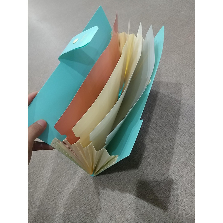 Bìa 5 Ngăn Clever Simple (Màu Mint) - Ảnh 3