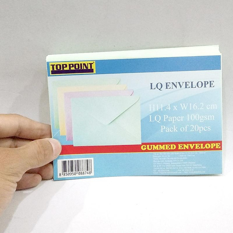 Bao Thư Màu Giấy Thơm - Xanh Lá - Ảnh 5