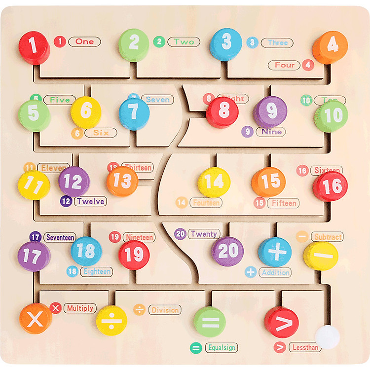 Mua Đồ Chơi Gỗ Bảng Chữ Số Montessori Chính hãng Ưu đãi - Hình ảnh 3