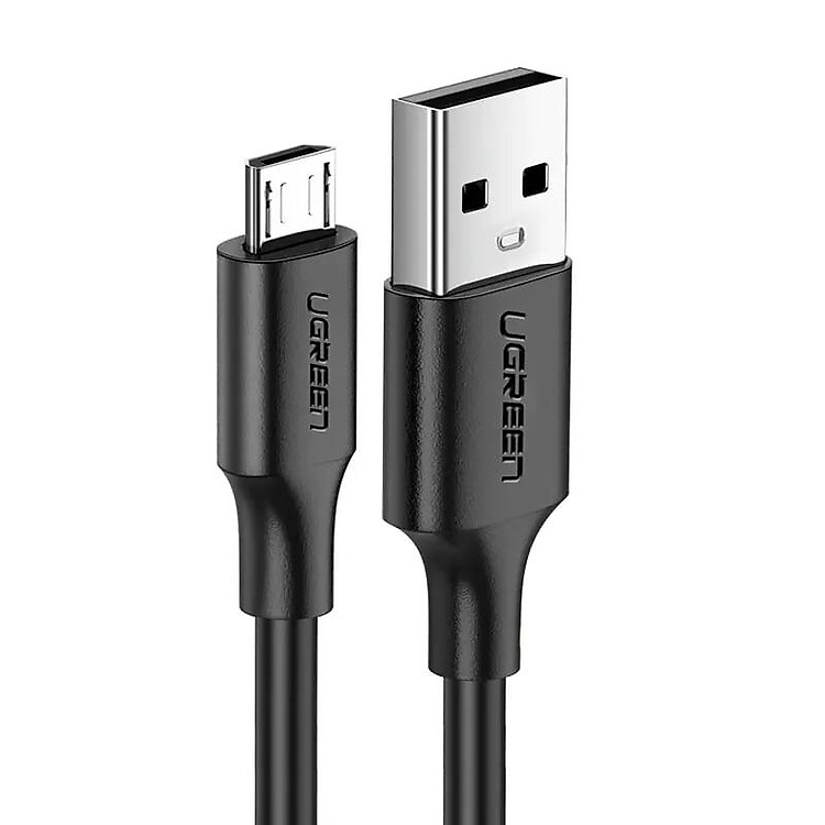 Ugreen UG60138US289TK 2M màu Đen Cáp sạc truyền dữ liệu USB 2.0 sang MICRO USB hỗ trợ sạc nhanh - HÀNG CHÍNH HÃNG