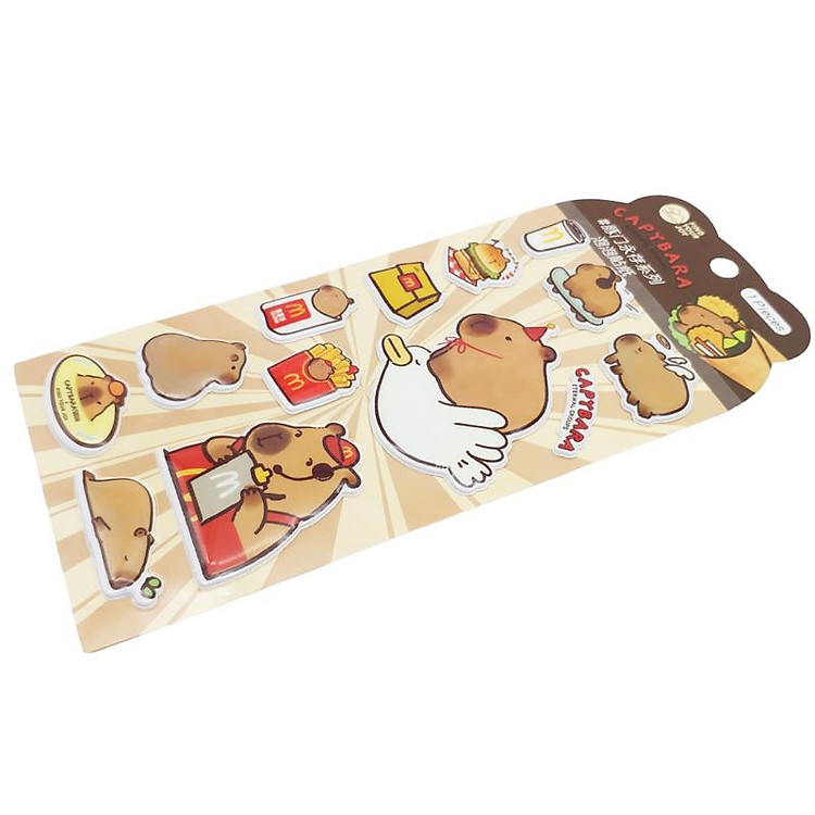 Sticker Capybara Vui Nhộn - WanLongDa FD81677 - Ảnh 3