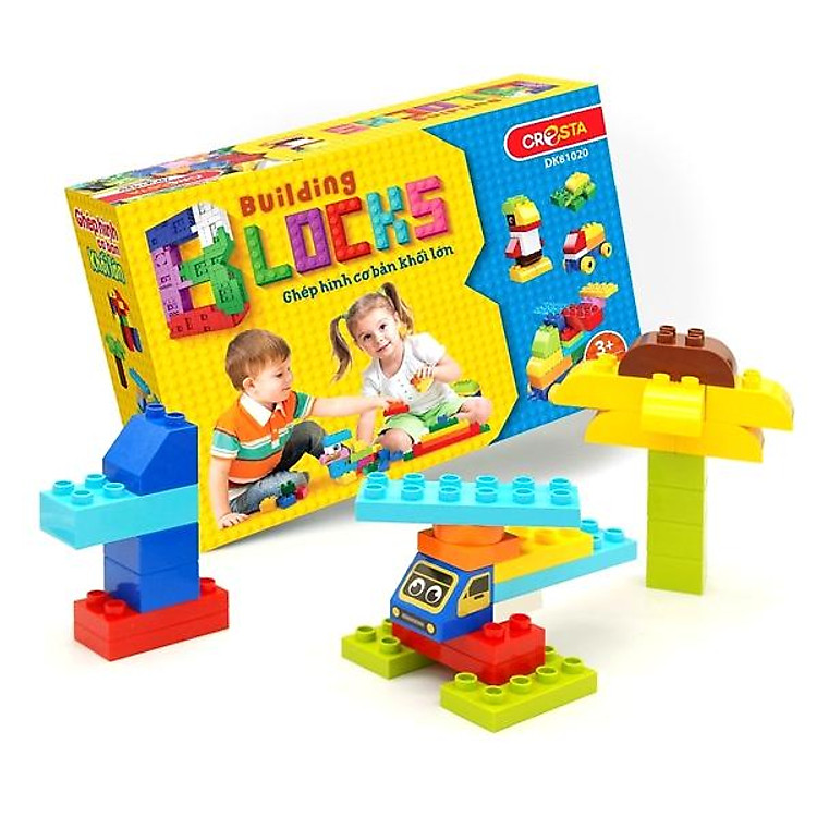 Mua tại Tiki: Đồ Chơi Ghép Hình Khối Lớn DK81020 Chính hãng Ưu đãi
