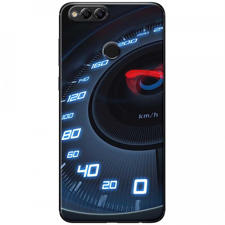 Ốp lưng dành cho Honor 7X mẫu Đồng hồ tốc độ xanh