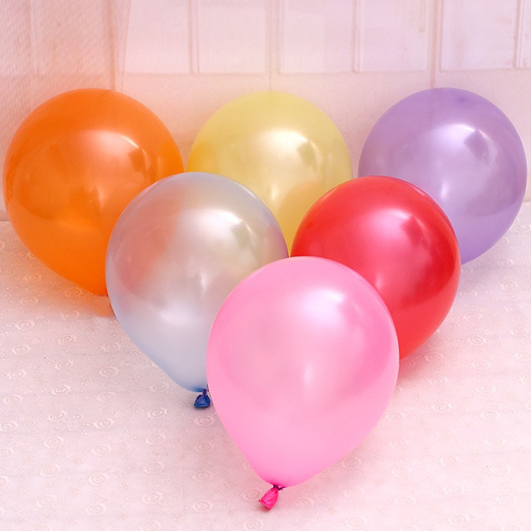 Bịch 100 Quả Bong Bóng Bay Nhiều Màu (25-28cm) - Ảnh 7