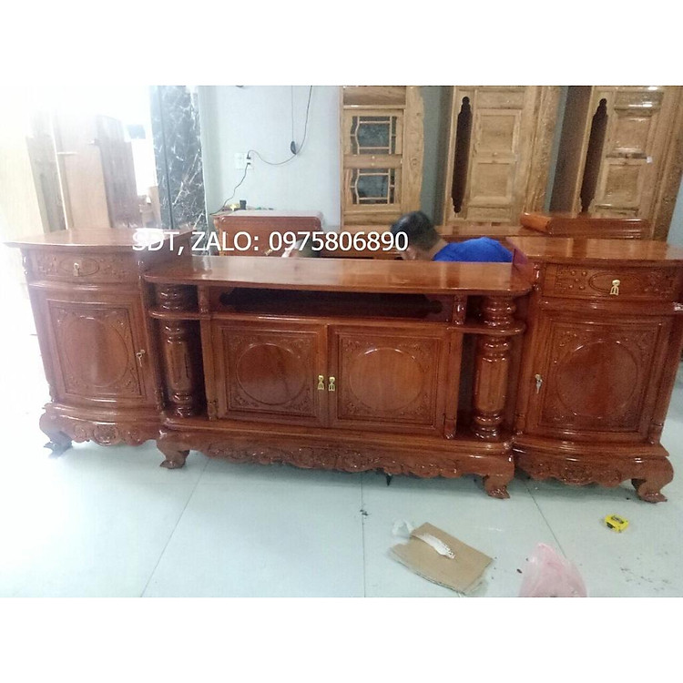 Kệ Tv 2M2 Gỗ Hương ( Khu Vực Hà Nội)