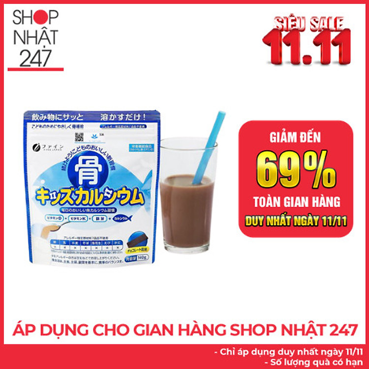 Bột canxi cá tuyết Fine cho trẻ Uy tín Tiết kiệm - Hình ảnh 4