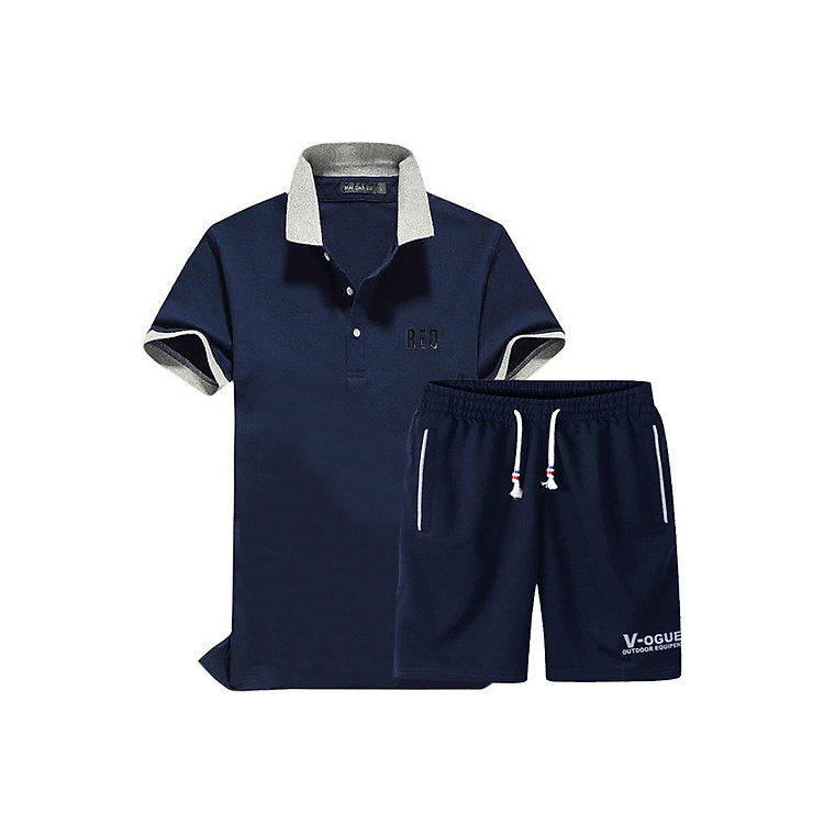 Bộ Quần Short Và Áo Thun Nam Reo