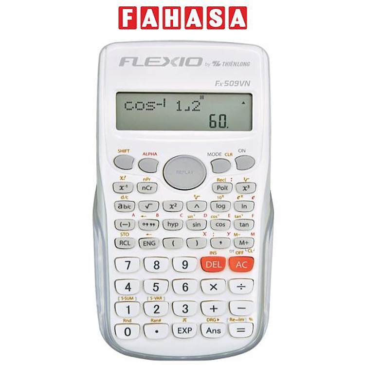 Máy Tính Khoa Học Flexio Thiên Long Fx509VN – Màu Trắng