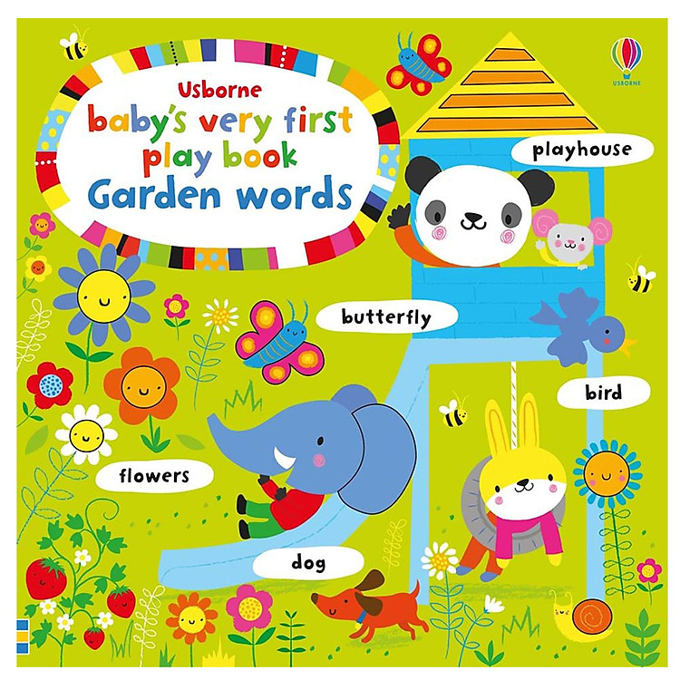Sách Usborne Baby's very first word book Garden