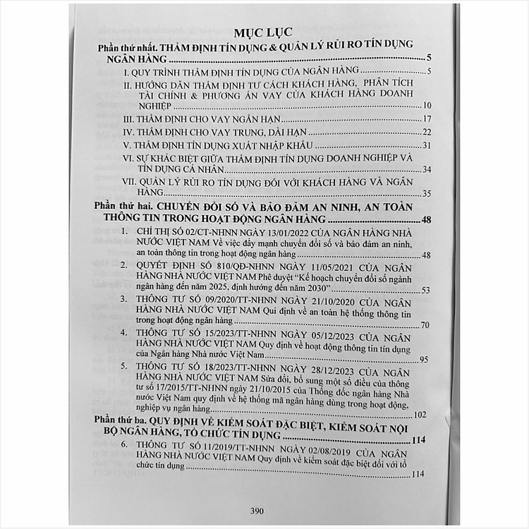Thẩm Định Tín Dụng – Quy Định Về Quản Lý Rủi Ro và Luật Các Tổ Chức Tín Dụng (V2418D) - Ảnh 6