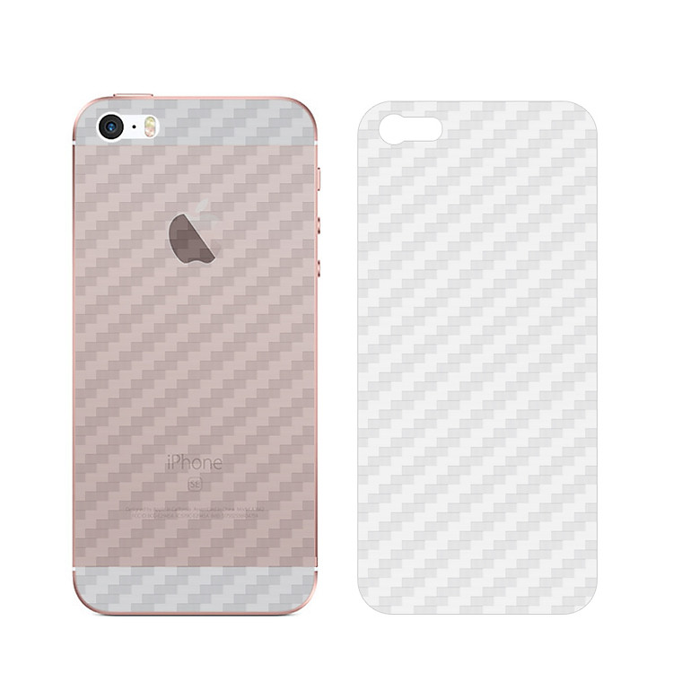 Miếng Dán Mặt Lưng Cacbon Dành Cho Iphone 5/6/7/8/6PLUS/7PLUS/8PLUS/X/XS/XR/XS MAX- Hàng Chính Hãng