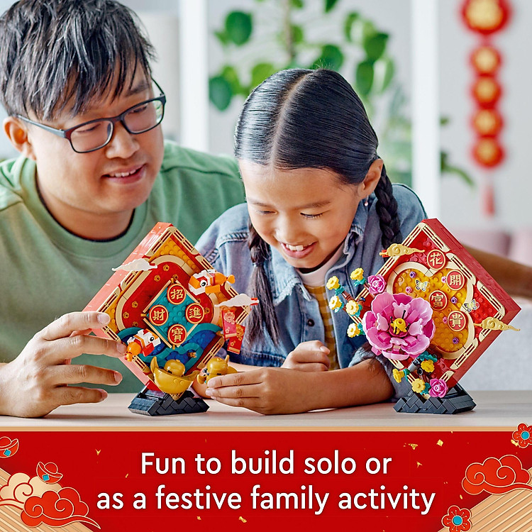 LEGO 80110 Khung Tranh Năm Mới Chính hãng Giá rẻ - Hình ảnh 4