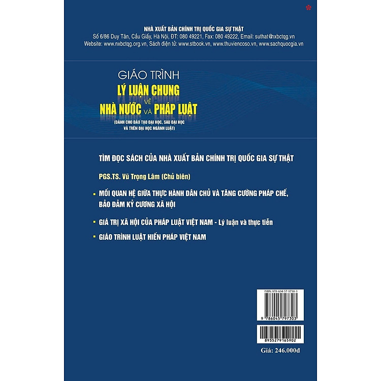 Giáo trình lý luận chung về nhà nước và pháp luật (Tái Bản 2024) - Ảnh 6