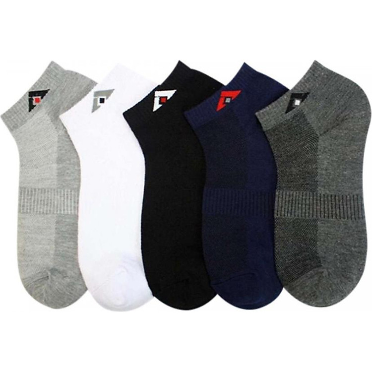 Combo 5 Đôi tất nam cổ ngắn chống hôi chân