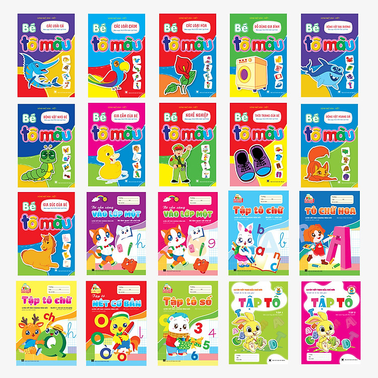 Bé Tô Màu - Luyện Chữ (Mầm Non - Chuẩn Bị Vào Lớp 1) - Ảnh 5