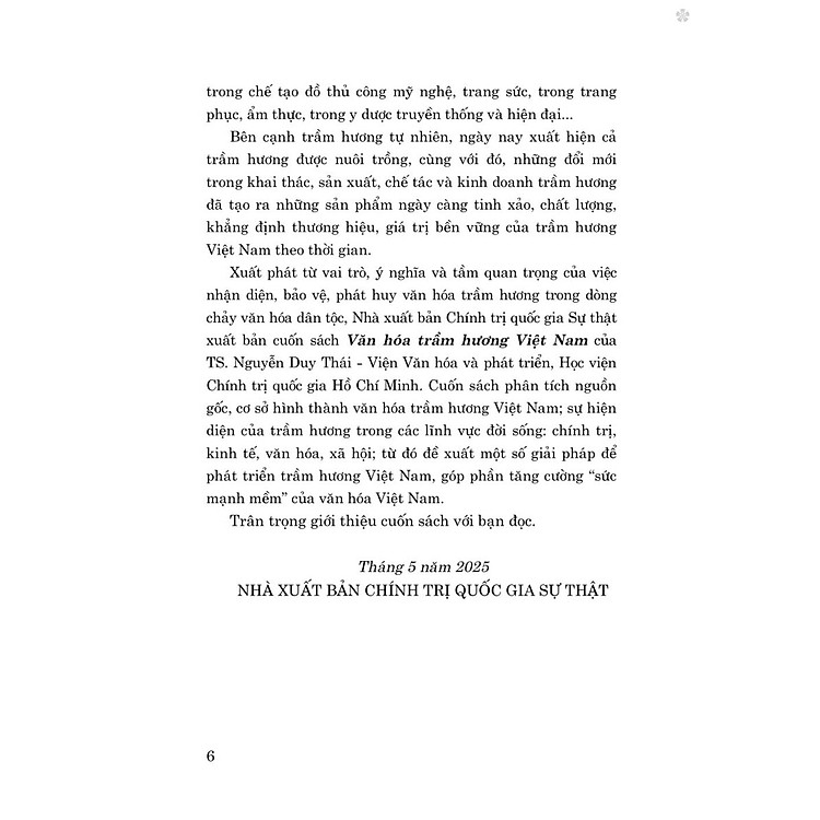 Văn hóa Trầm hương ở Việt Nam - bản in 2025 - Ảnh 4
