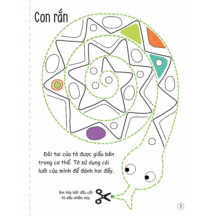 Cắt, Gấp, Tô Màu - Thế Giới Động Vật - Ảnh 3