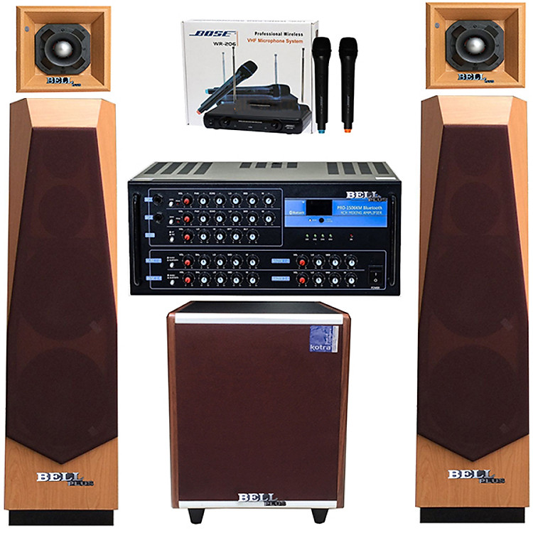 Dàn karaoke và nghe nhạc Kim cương PA - 8800S BellPlus (Chính Hãng)