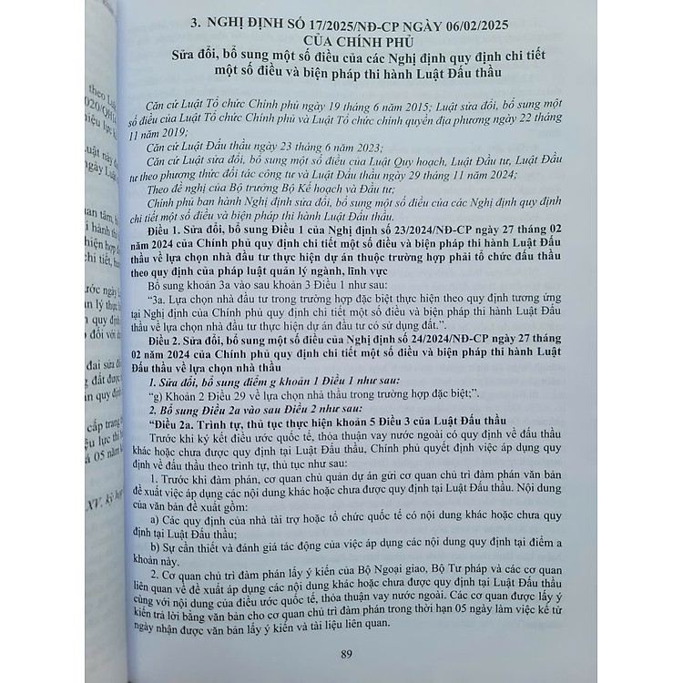 Luật Đấu Thầu Sửa Đổi, Bổ Sung Và Văn Bản Hướng Dẫn Thi Hành - Ảnh 6