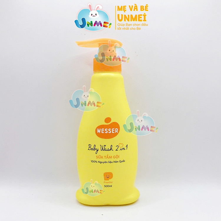 Mua Combo 2 chai sữa tắm gội Wesser 500ml Chính hãng Tiết kiệm - Hình ảnh 3