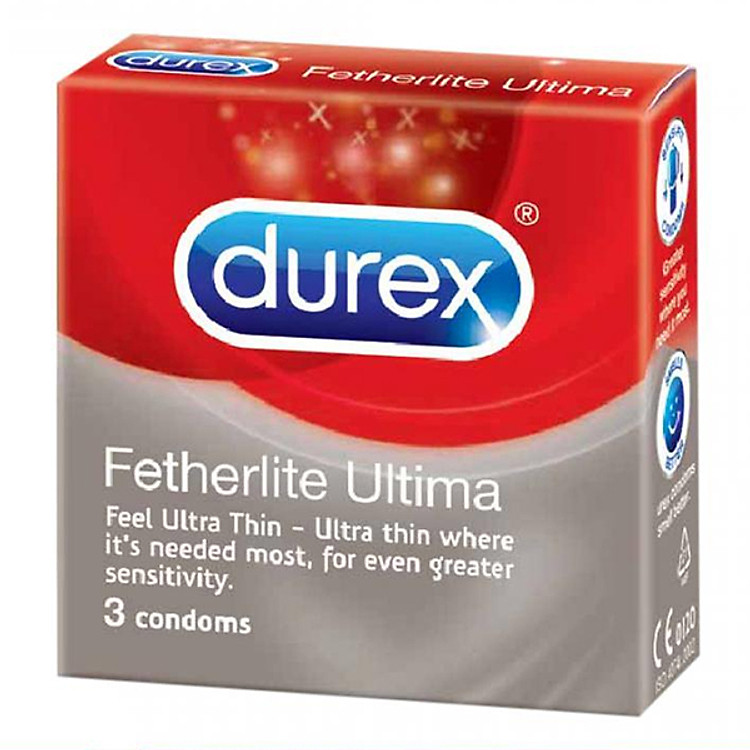 Bao cao su Durex Fetherlite Ultima Hộp 3 bao
