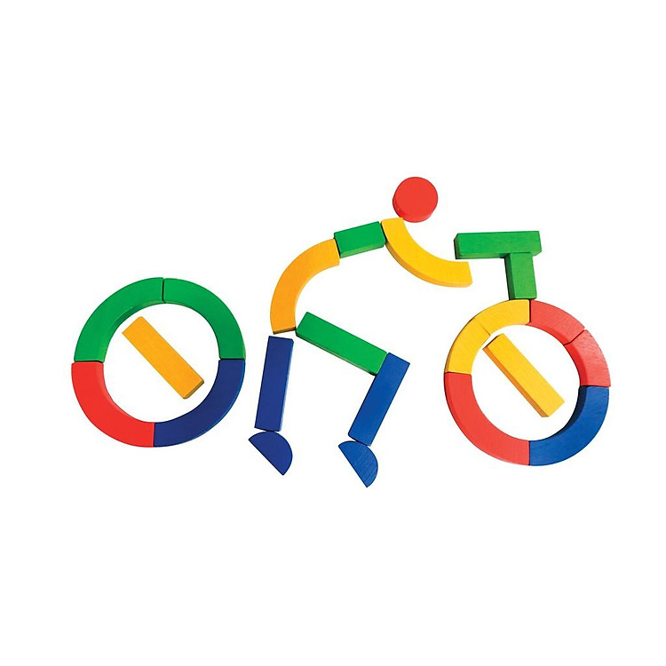 Đồ chơi gỗ Hộp xếp hình thể thao Chính hãng Giá rẻ - Hình ảnh 3