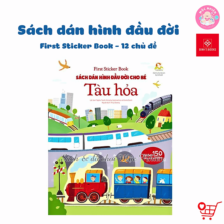 First Sticker Book – Sách dán hình đầu đời cho bé (Nhiều chủ đề)