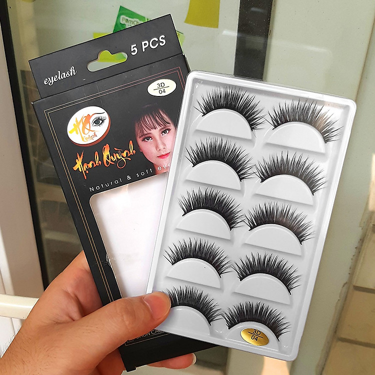 Lông mi giả tự dính 5 cặp "Hạnh Quỳnh" số 04