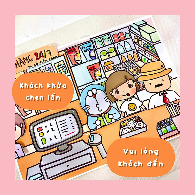 Bộ Tranh Tương Tác Cô Tiên Xanh Chính hãng Giá rẻ - Hình ảnh 4