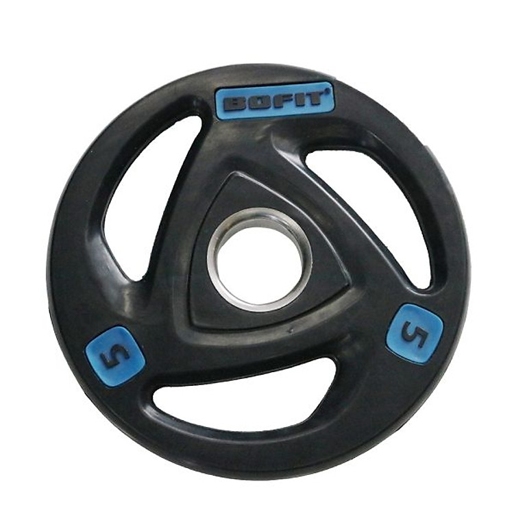 Tạ đĩa bọc cao su Bofit 5kg (bán lẻ 1 cục)