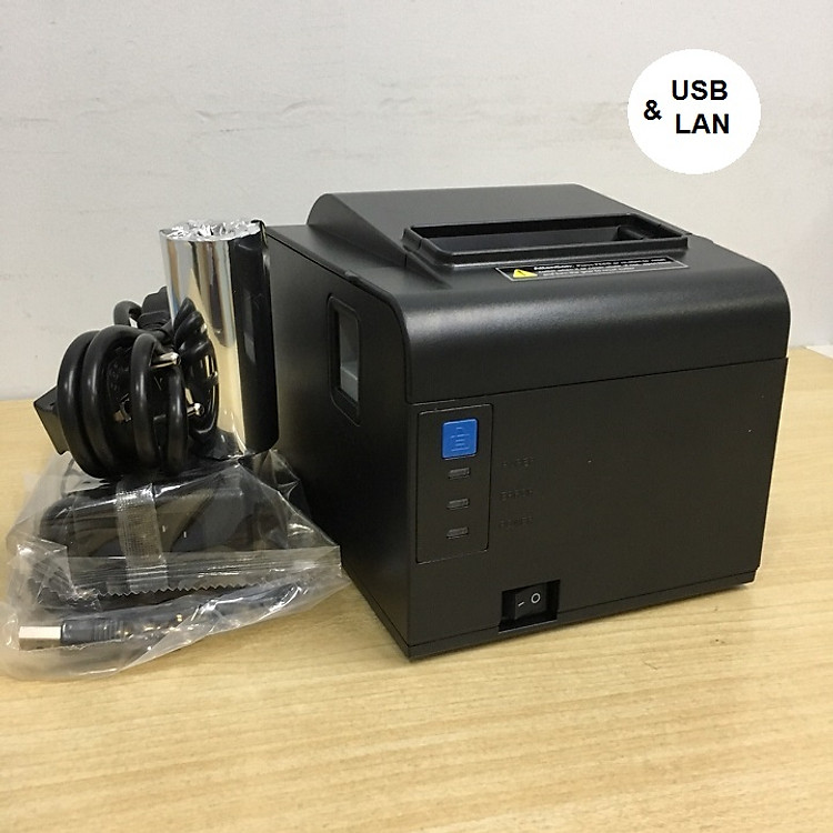 Máy in hóa đơn, in bill nhiệt khổ 80mm XP-160W ( USB + LAN Wifi)