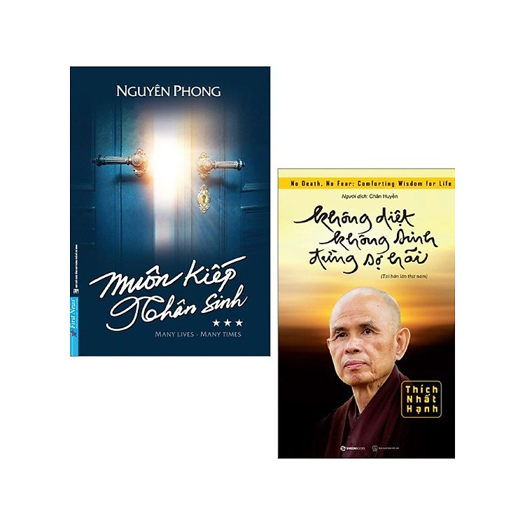 Combo Many Lives Many Times - Muôn Kiếp Nhân Sinh - Tập 3 + Không Diệt Không Sinh Đừng Sợ Hãi (Bộ 2 Cuốn) _FN