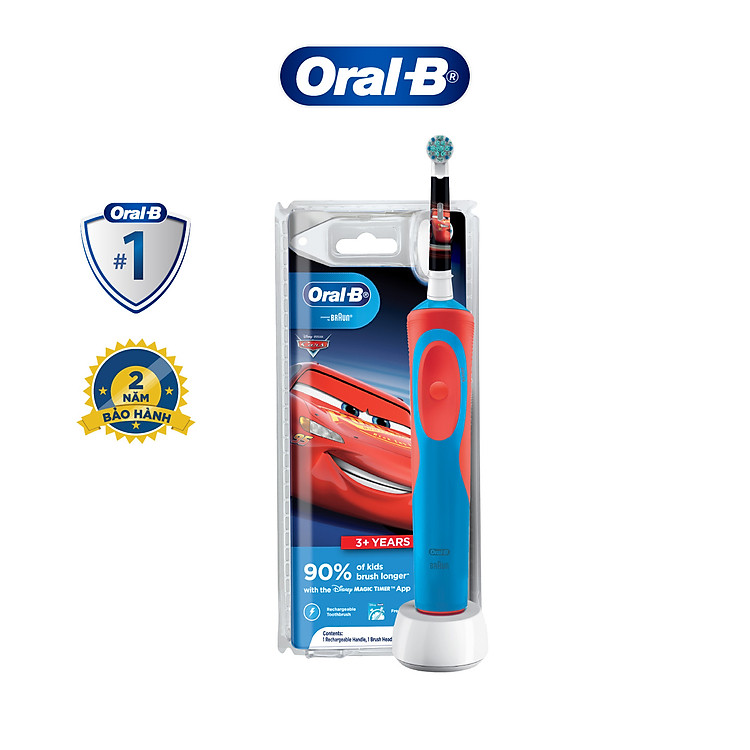 Mua Bàn chải điện trẻ em Oral-B Cars Chính hãng Tiết kiệm - Hình ảnh 2