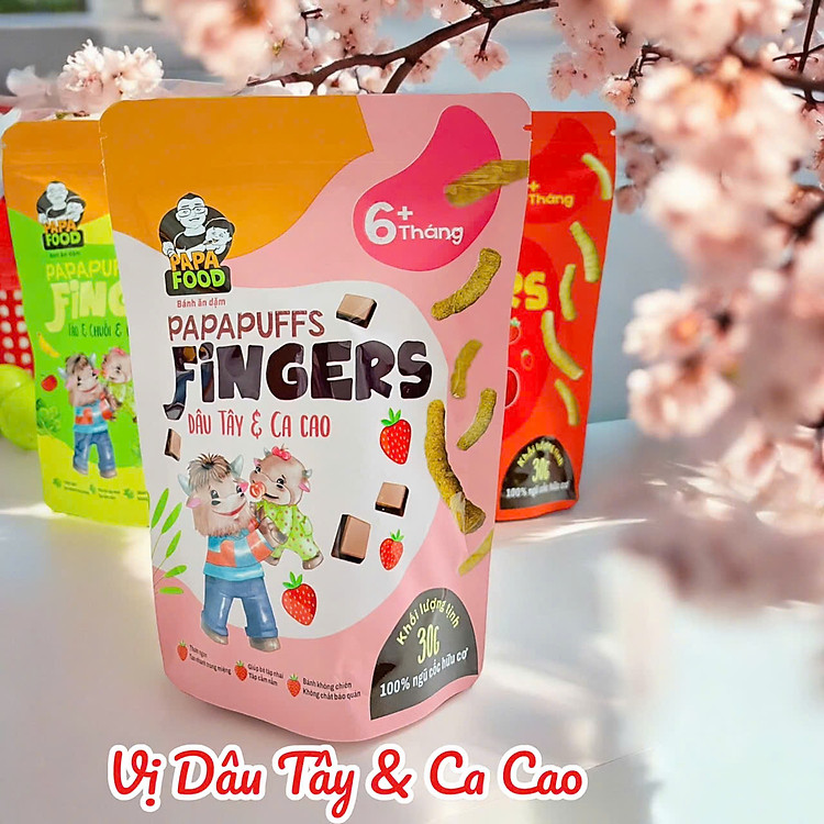 Nơi mua Bánh ăn dặm PAPAFOOD Vị Dâu Tây & Ca Cao Chất lượng Giá rẻ - Hình ảnh 4