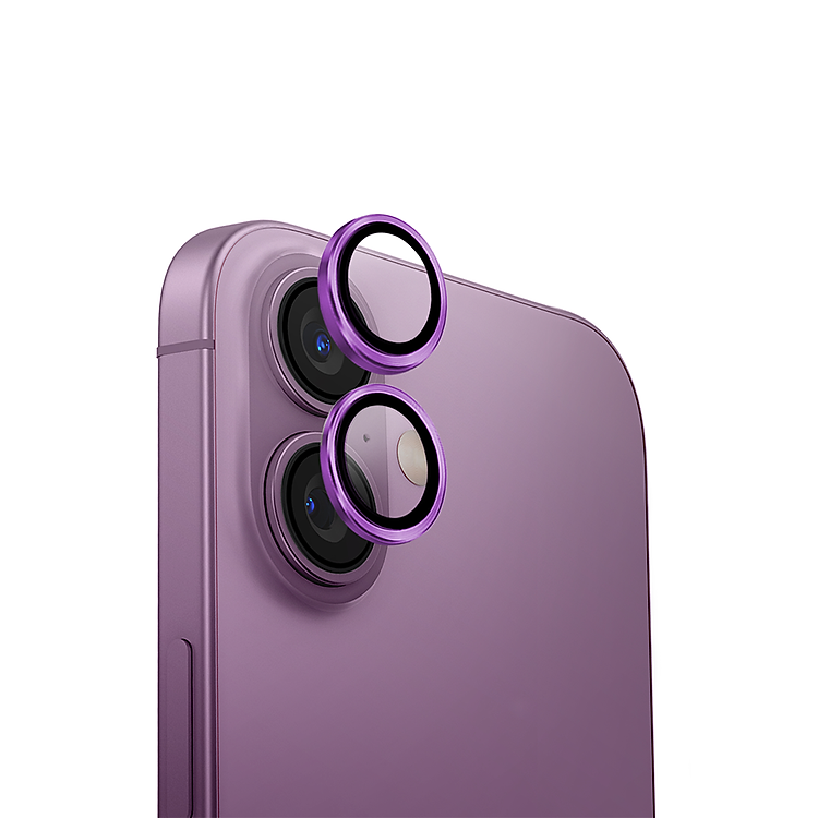 Kính Cường Lực Bảo Vệ Camera Lens Cho iPhone 16/ iPhone 16 Plus , UNIQ OPTIX Aluminium_ Hàng chính hãng