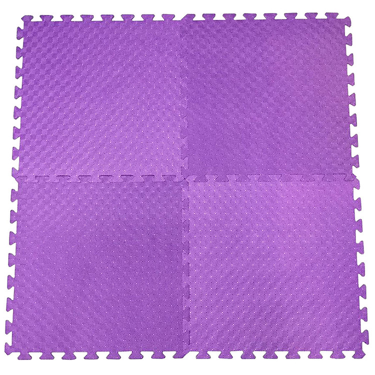 Bộ 4 thảm xốp lót sàn tím Chính hãng Tiết kiệm - Hình ảnh 2