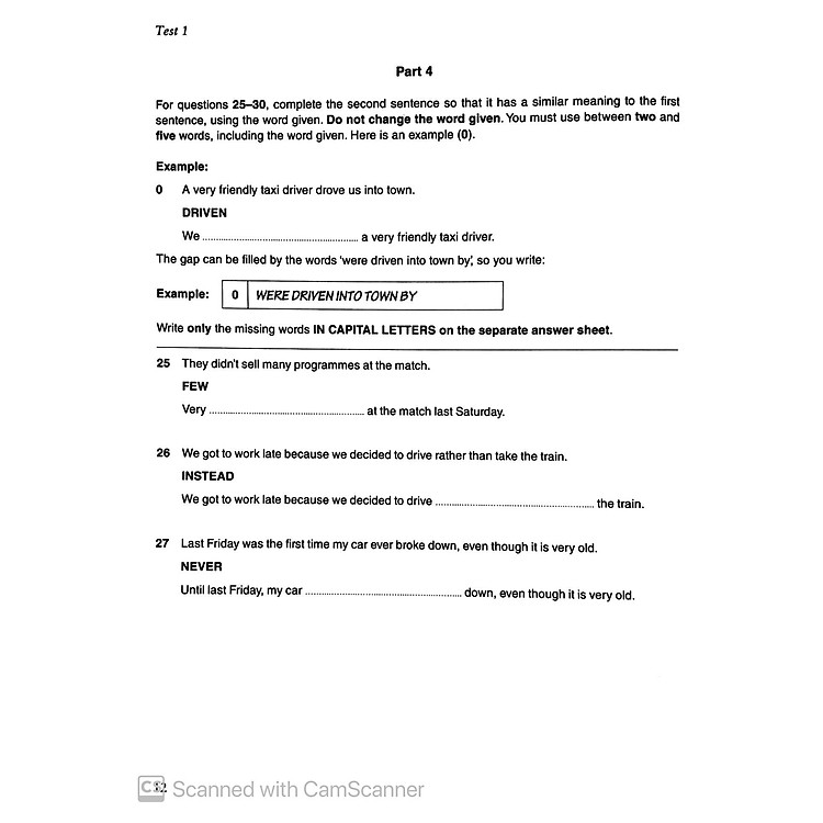 Cam English First 1 for Revised Exam - Ảnh 7