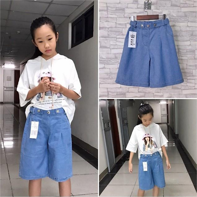 Quần Jean Ngố Ống Rộng