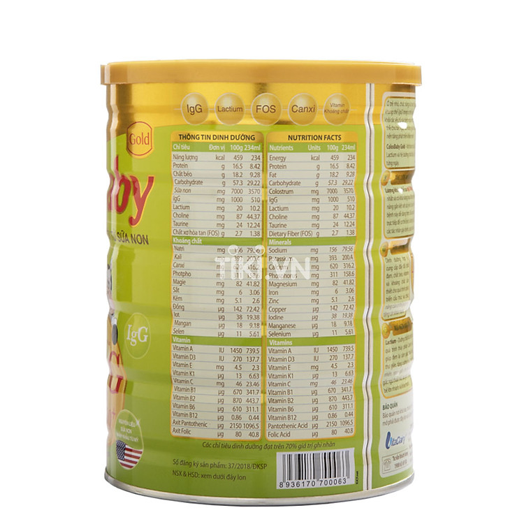 Sữa Bột Vitadairy ColosBaby Gold 2+ Ưu đãi - Hình ảnh 3