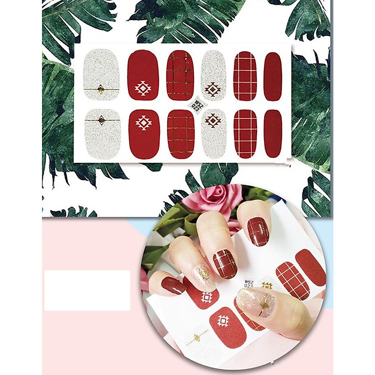 Set Sticker Dán Móng Tay 3D Cực Xinh Cho Các Nàng - Nail Wraps