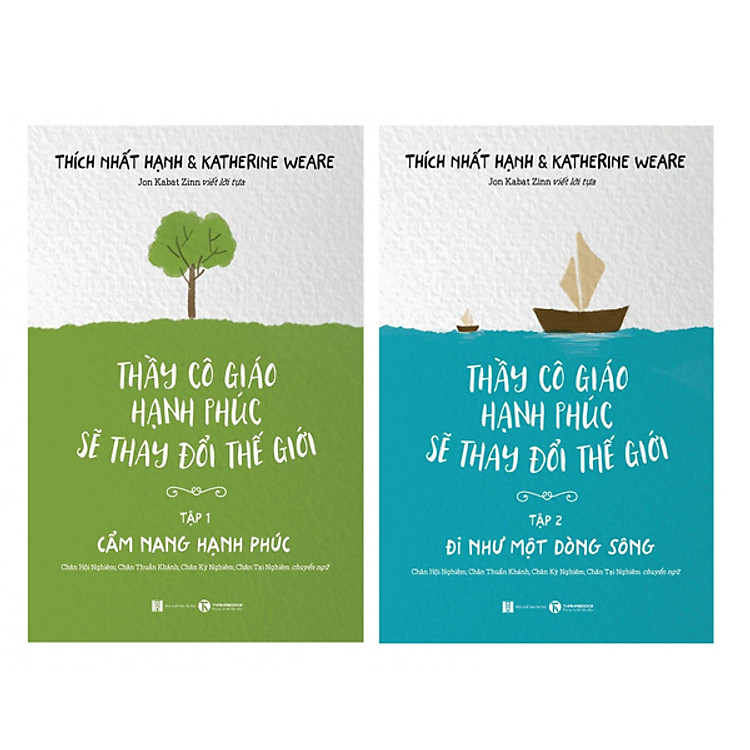 Combo Thầy Cô Giáo Hạnh Phúc Sẽ Thay Đổi Thế Giới (Trọn Bộ 2 Tập) (Tặng kèm vở TIKI mẫu ngẫu nhiên)
