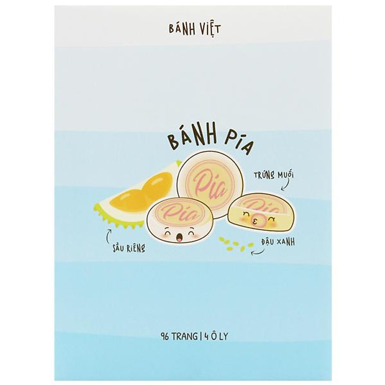 Tập Học Sinh Bánh Việt 4 Ô Ly (96 trang, 80gsm)